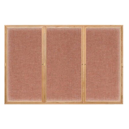 United Visual Products Open Faced Traditional Corkboard, 24x18" UV640A-BLACK-DBURGU